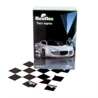 Тест-карта бумажная Reoflex (в уп. 50шт.)