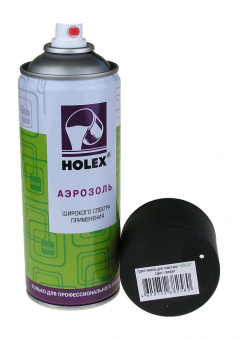 Краска в аэрозоле Holex по пластику Графит, 520 мл