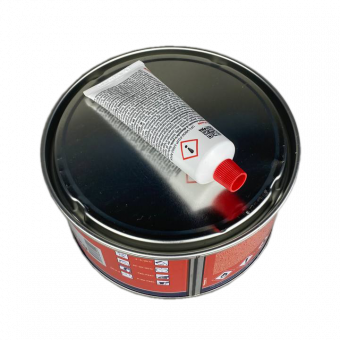 Шпатлевка Reoflex Alumet с алюминием, серая 1,8кг с отвердителем 3