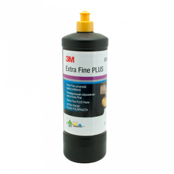 Паста 3М Extra Fine PLUS полировальная абразивная универсальная , 1л. (желтый колпачок)