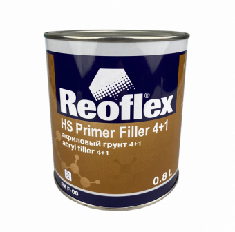 Грунт Reoflex 2К HS Primer Filler 4+1 акриловый 0,8л, красный
