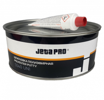 Шпатлевка JETA PRO 5540 универсальная желтая, 1кг с отвердителем