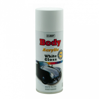 Краска в аэрозоле Body WhiteGloss белая глянцевая, 400 мл