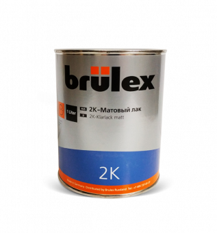 Лак Brulex 2К Матовый, 1л, без отвердителя