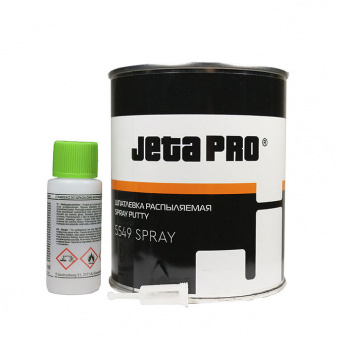 Шпатлевка JETA PRO 5549 жидкая  светло-серая, 1,2л с отвердителем