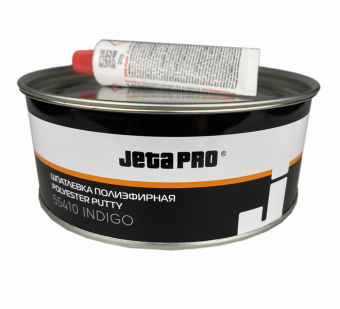 Шпатлевка JETA PRO 55410 Indigo с микростекловолокно, фиолетовая 1кг с отвердителем