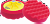 Полировальник H7 UFO Soft Cut 150*50мм мягкий рельефный красный на резьбе М14