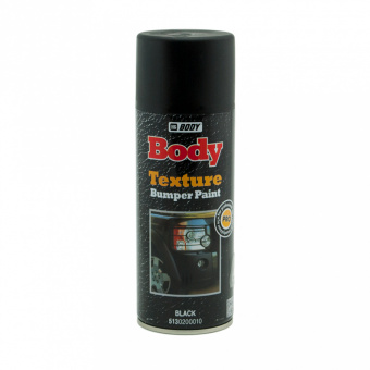 Краска в аэрозоле Body Texture Bumper Paint для бампера текстурная, черная, 400 мл