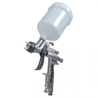 Краскопульт Walcom SLIM X-LIGHT S HALO/HTE SR 2.2мм, без манометра, с пластиковым верхним бачком 0,68л