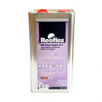 Лак Reoflex 2К МS Clear Optim 2+1 акриловый 5,0л, без отвердителя