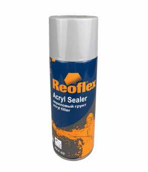 Грунт в аэрозоле Reoflex 1К Acryl Sealer акриловый, 520мл, белый