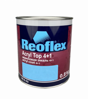 1015 Автоэмаль акриловая Reoflex 4+1 Красная 0,8кг
