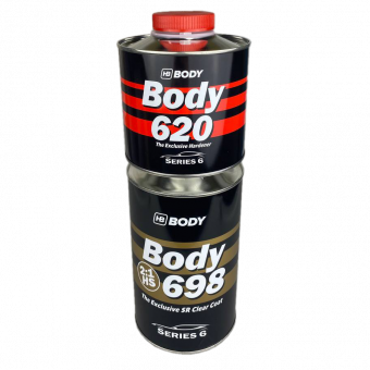 Лак Body PROLINE 698sr 2K HS 2+1 Clear coat 1л с отвердителем 620 0,5л 3