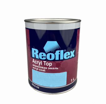 Автоэмаль акриловая Reoflex 2+1 Fine Silver 002 1l с эффектом металика