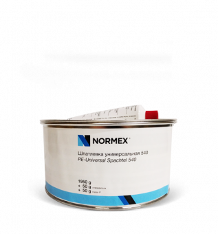 Шпатлевка Normex 540 универсальная 2кг с отвердителем