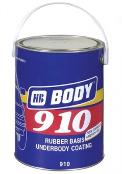Антикоррозийная мастика Body 910 окрашиваемая серая, 5кг