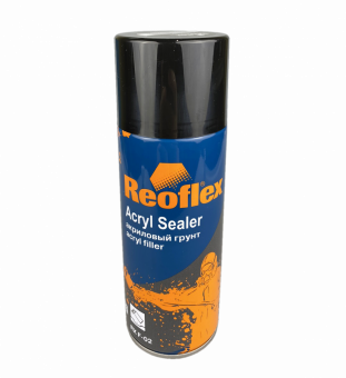 Грунт в аэрозоле Reoflex 1К Acryl Sealer акриловый, 520мл, черный