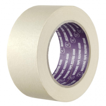 Лента малярная RoxelPro 4590 (50м*48мм) бежевая, 110*