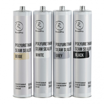 Герметик RoxelPro 555 полиуретановый 300 ml, черный