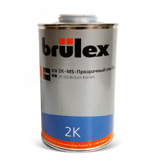 Лак Brulex 2К-МS прозрачный Бриллиант, 1л