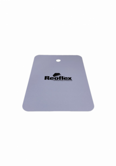 Тест-пластина металлическая Reoflex 150*100мм, серая