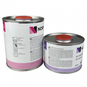 Лак Normex 2К-VHS 455 прозрачный 1л с отвердителем 822 0.5л2
