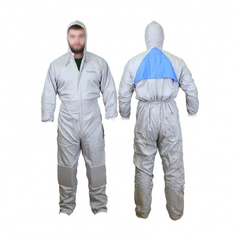 Комбинезон RoxelPro ROXTOP защитный для малярных работ, многоразовый, серый, размер XL