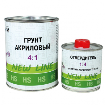 Грунт HOLEX 2K-HS 4:1 черный 0,8л + отв для грунта 0,2л