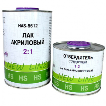 Лак HOLEX 2K-HS 2:1 NEW LINE 1л + отв. для лака HS 0,5л