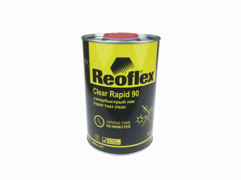Лак Reoflex 2К Clear Rapid 90 2+1 супербыстрый 1л, без отвердителя