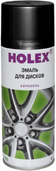 Краска в аэрозоле Holex 1К для дисков серебристая глянцевая, 520мл