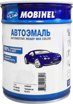 456 Автоэмаль алкидная Mobihel Темно-синяя 1л